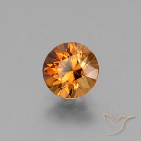 Zircon Orange brunâtre naturelle Tour, 2.09 ct, VVS-VS