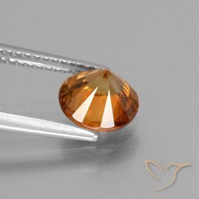 Zircon Orange brunâtre naturelle Tour, 2.09 ct, VVS-VS