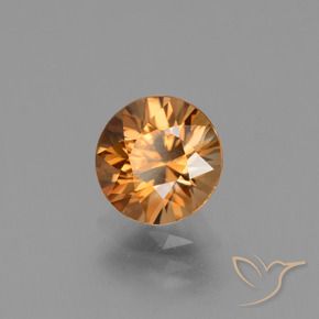 Zircon Orange foncé naturelle Tour, 2.19 ct, VVS-VS