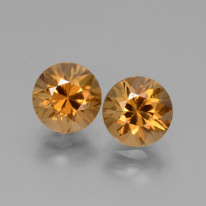 Achetez naturel 3,76ct orange zircon gems, coupe roude, en provenance cambodge chez gemselect. en stock, livraison internationale!