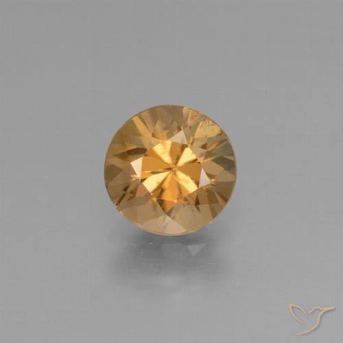 1.84ct Naturel Orange doré Zircon, Tour, VVS-VS
