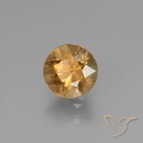 Zircon Orange doré naturelle Tour, 1.84 ct, VVS-VS