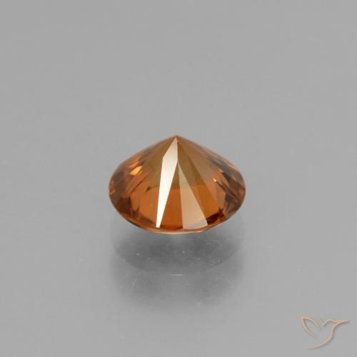 Zircon Orange brunâtre naturelle Tour, 1.87 ct, VVS-VS
