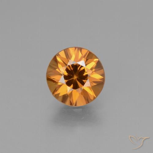 1.66ct Naturel Orange moyen Zircon, Tour, VVS-VS