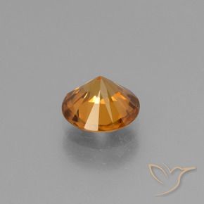 Zircon Orange moyen naturelle Tour, 1.66 ct, VVS-VS