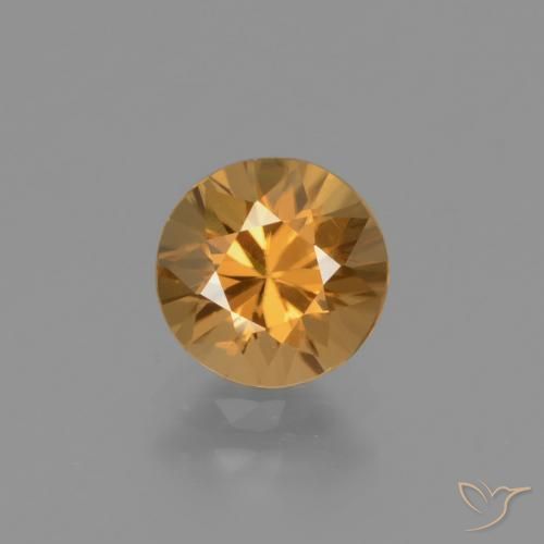 1.59ct Naturel Brun doré Zircon, Tour, VVS-VS