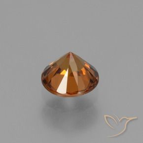 Zircon Orange terre naturelle Tour, 1.66 ct, VVS-VS