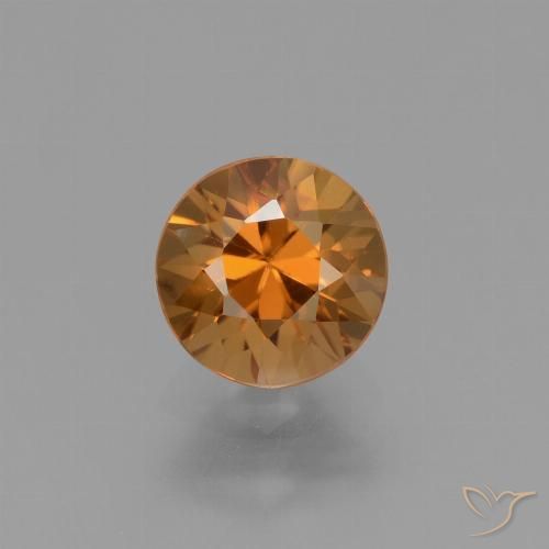 1.71ct Naturel Orange moyen Zircon, Tour, VVS-VS