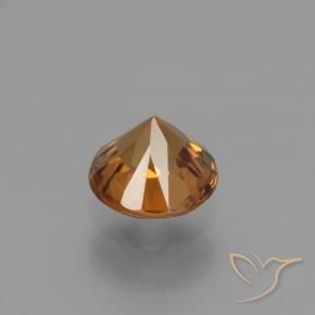 Zircon Orange moyen naturelle Tour, 1.71 ct, VVS-VS