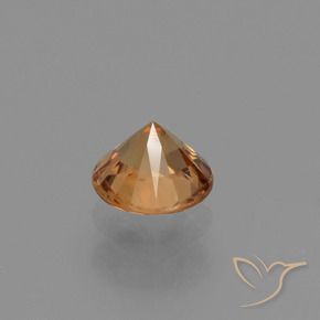 Zircon Orange moyen naturelle Tour, 1.32 ct, VVS-VS