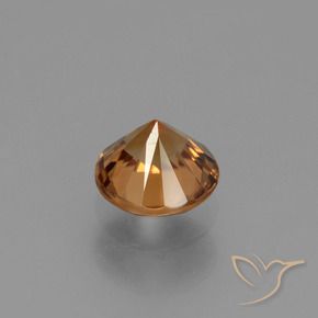 Zircon Orange rouille naturelle Tour, 1.50 ct, VVS-VS