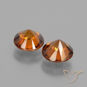 Shop natural 3.74ct Orange moyen-foncé Zircon gems, Tour, from Cambodge at GemSelect. In stock, global shipping!