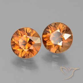 Shop natural 3.16ct Orange foncé Zircon gems, Tour, from Cambodge at GemSelect. In stock, global shipping!