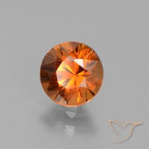 Zircon Orange moyen naturelle Tour, 1.70 ct, VVS-VS