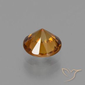 Zircon Orange moyen naturelle Tour, 1.30 ct, VVS-VS