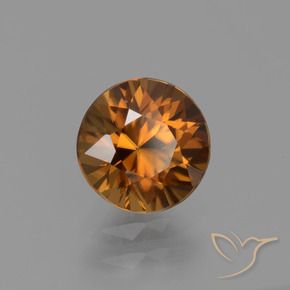 Zircon Orange moyen naturelle Tour, 1.60 ct, VVS-VS