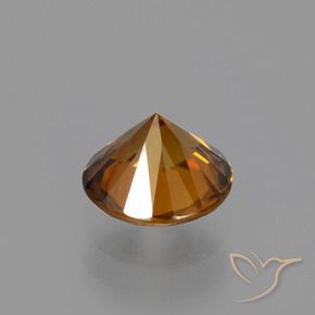 Zircon Orange moyen naturelle Tour, 1.60 ct, VVS-VS