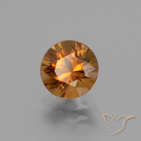 Zircon Orange foncé naturelle Tour, 2.35 ct, VVS
