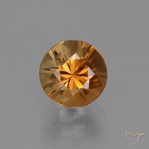 2.16ct Naturel Orange moyen Zircon, Tour, VVS