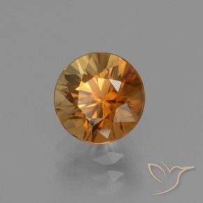 Zircon Orange moyen naturelle Tour, 2.16 ct, VVS