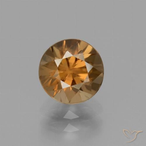 2.15ct Naturel Orange moyen Zircon, Tour, VVS