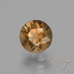 Zircon Orange moyen naturelle Tour, 2.15 ct, VVS