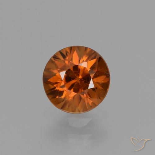 1.19ct Naturel Ambre orange Zircon, Tour, VVS-VS