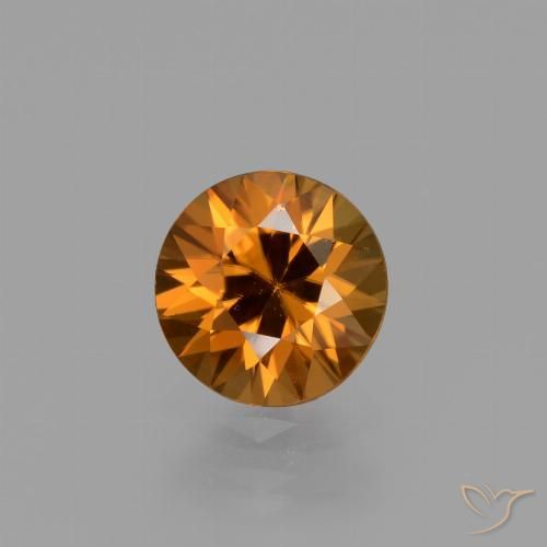 1.46ct Naturel Orange moyen Zircon, Tour, VVS-VS