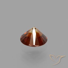 Zircon Orange rouge foncé naturelle Tour, 1.19 ct, VVS-VS