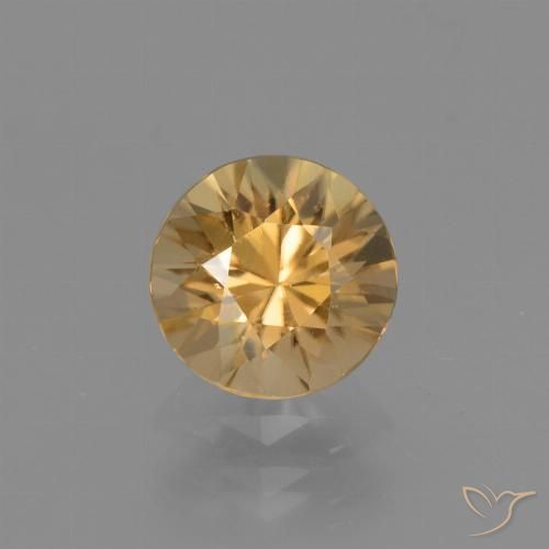 1.81ct Naturel Doré Zircon, Tour, VVS-VS