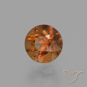 Zircon Orange moyen-foncé naturelle Tour, 1.43 ct, VVS-VS