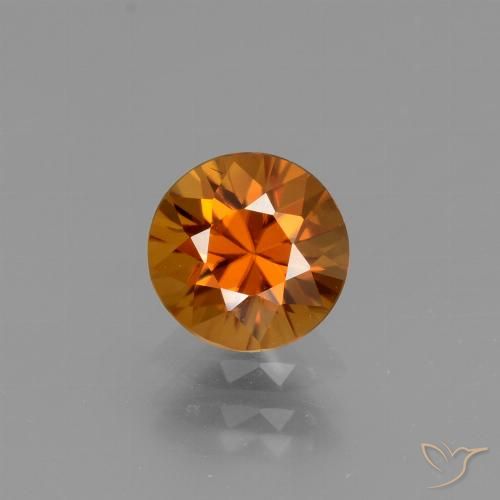 1.32ct Naturel Orange moyen Zircon, Tour, VVS-VS