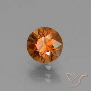 Zircon Orange moyen naturelle Tour, 1.32 ct, VVS-VS
