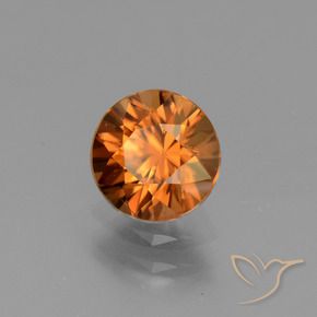 Zircon Orange foncé naturelle Tour, 1.59 ct, VVS-VS