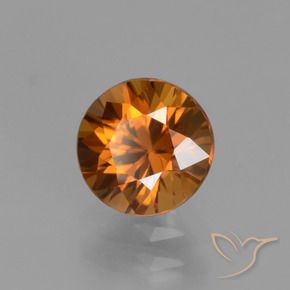 Zircon Orange moyen-foncé naturelle Tour, 1.75 ct, VVS