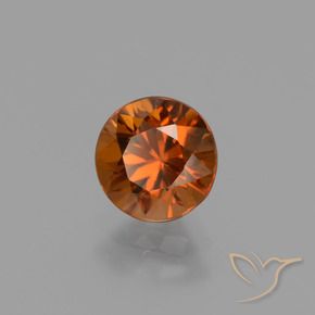 Zircon Orange foncé naturelle Tour, 1.61 ct, VVS-VS