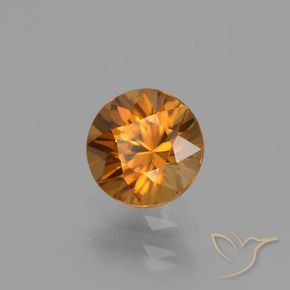 Zircon Orange brun naturelle Tour, 1.10 ct, VVS-VS