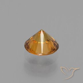 Zircon Orange brun naturelle Tour, 1.10 ct, VVS-VS