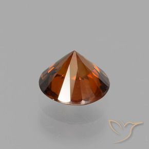 Zircon Orange rougeâtre naturelle Tour, 1.56 ct, VVS-VS