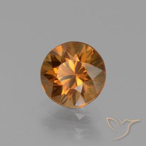 Zircon Orange terre naturelle Tour, 1.43 ct, VVS-VS