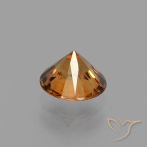 Zircon Orange terre naturelle Tour, 1.43 ct, VVS-VS