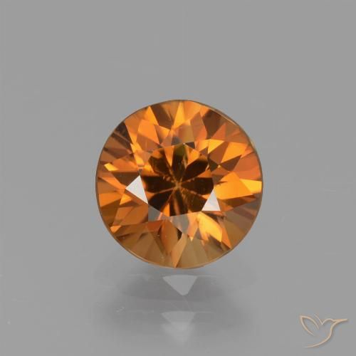 1.57ct Naturel Orange brunâtre Zircon, Tour, VS