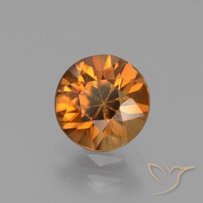 Zircon Orange brunâtre naturelle Tour, 1.57 ct, VS