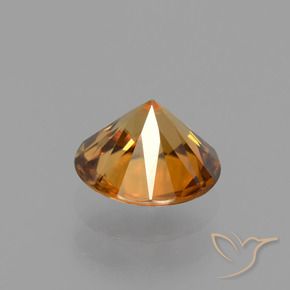 Zircon Orange brunâtre naturelle Tour, 1.57 ct, VS