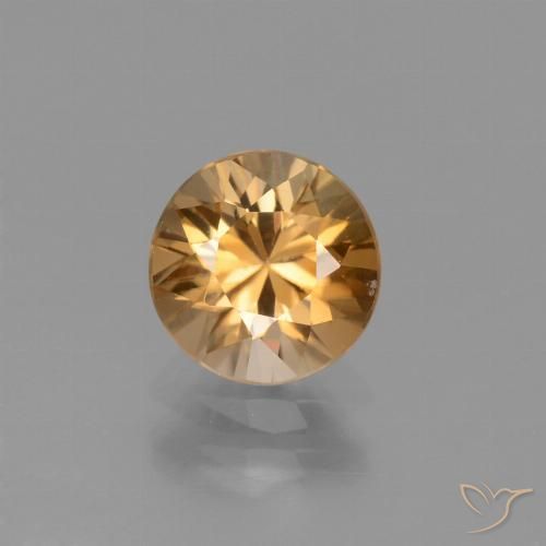 1.71ct Naturel Brun doré Zircon, Tour, VVS-VS