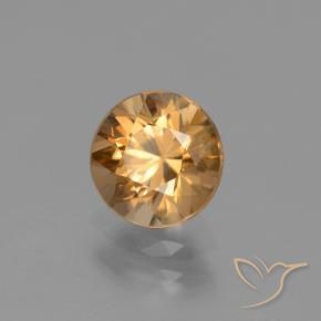 Zircon Brun doré naturelle Tour, 1.71 ct, VVS-VS
