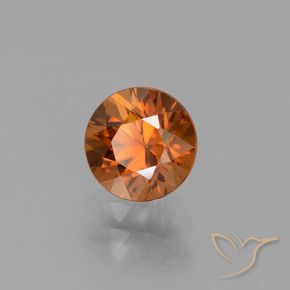 Zircon Orange foncé naturelle Tour, 1.60 ct, VVS-VS