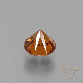 Zircon Orange foncé naturelle Tour, 1.60 ct, VVS-VS