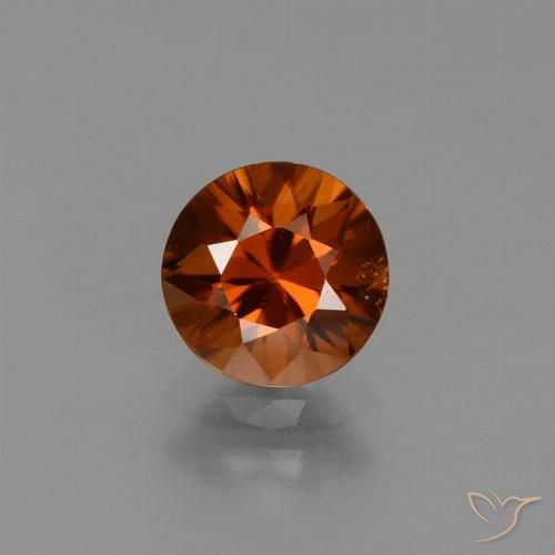 1.49ct Naturel Orange rougeâtre Zircon, Tour, VVS