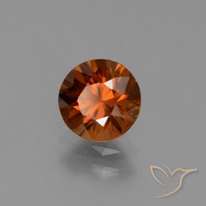 Zircon Orange rougeâtre naturelle Tour, 1.49 ct, VVS